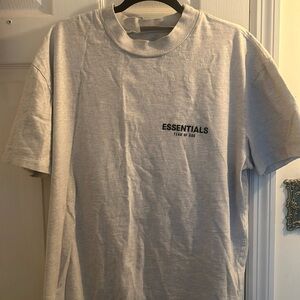 Fear of God Essentials, men’s medium heather grey t-shirt
